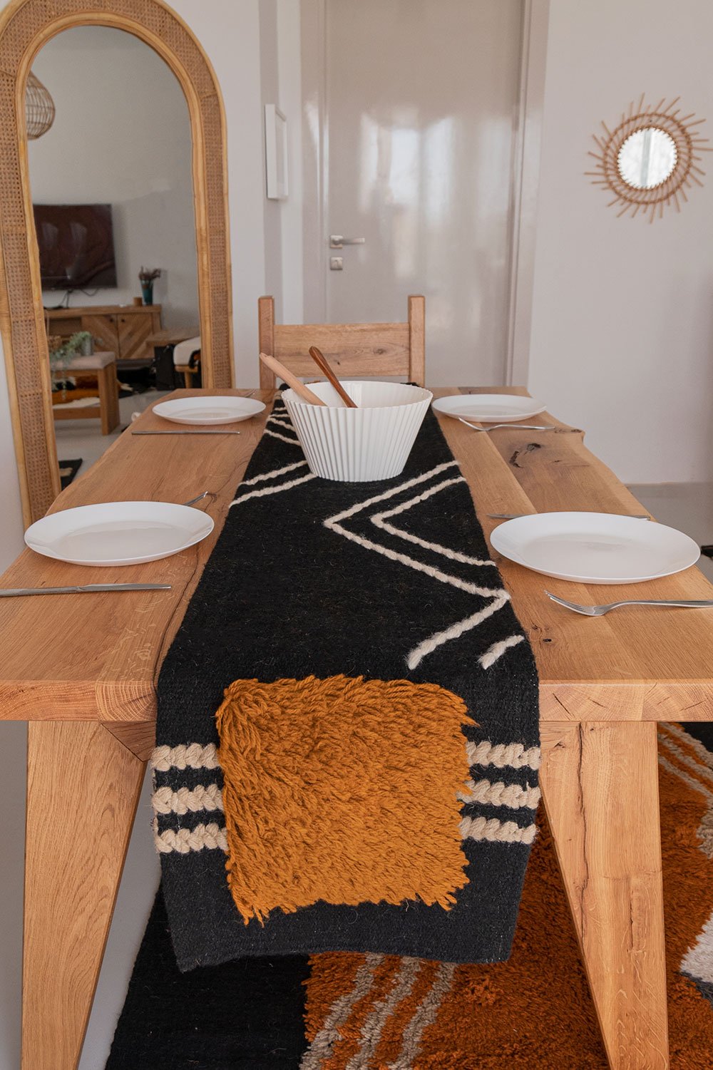 Triangle Wool Runner