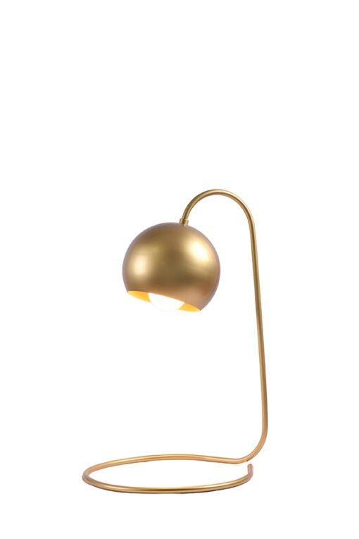 Curly 1 Light Gold Desk Lamp