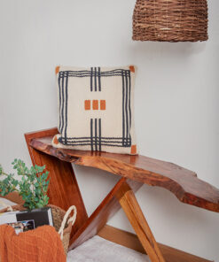 Cross Black Lines Cushion