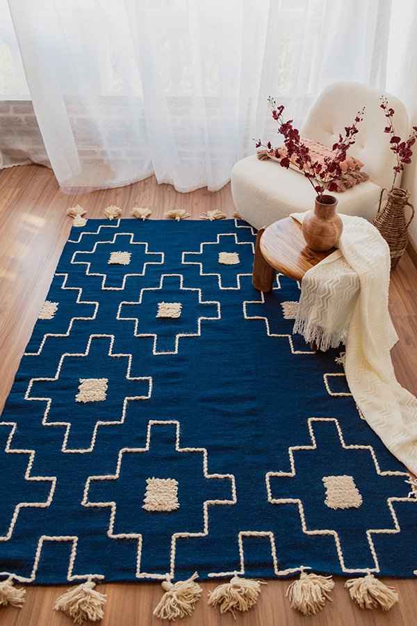 AZMY blue rug